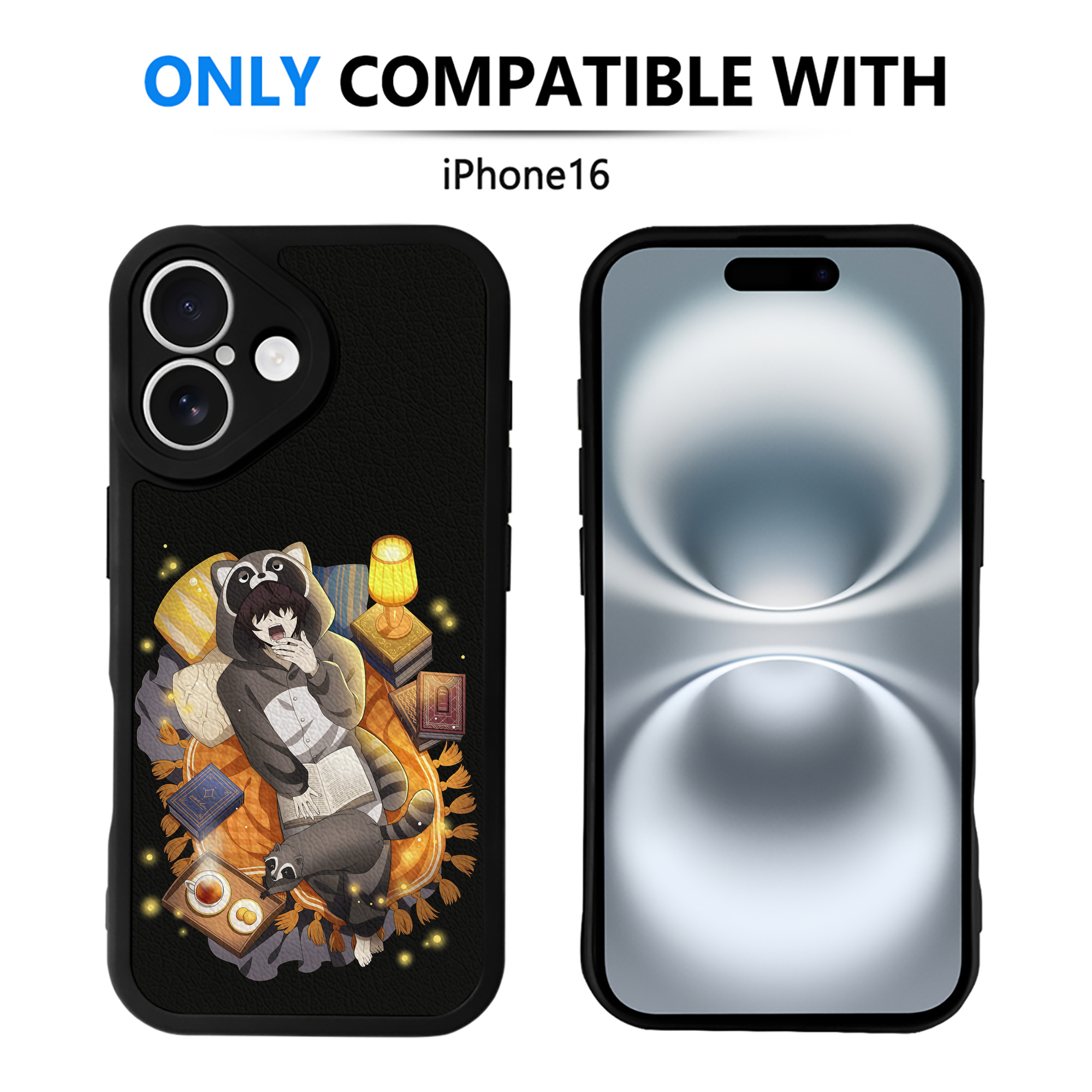 （画像用） 文豪ストレイドッグス Bungo Stray Dogs 【iPhone 16シリーズ対応】シリコンスマホケース（レザー調） 材質：シリコン